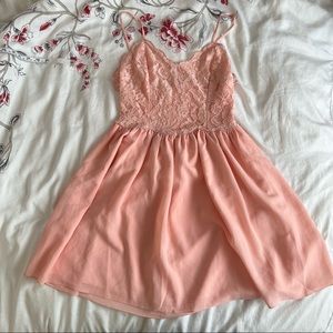 NWOT Kimchi Blue Pink Lace Cami Dress